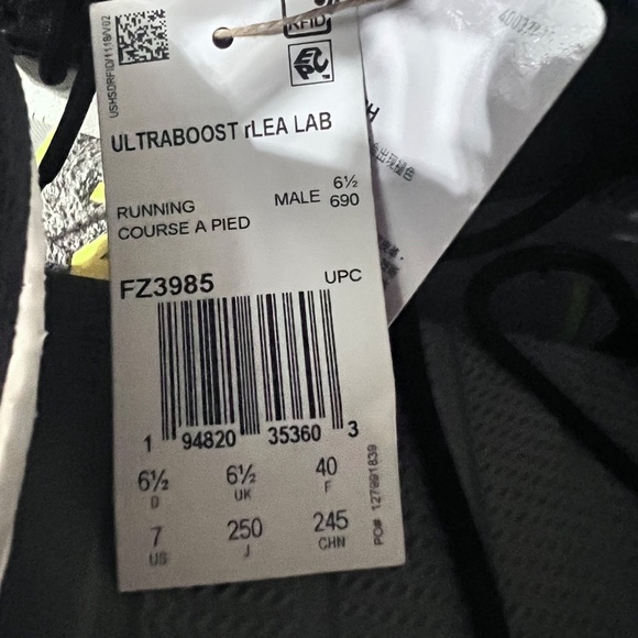 Adidas Ultraboost rLea Lab Hi Primeknit Hitop Sneakers - Picture 9 of 9